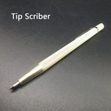 1Pc Steel Tip Scriber Pen Construction Marking Engraving Tools Ceramics Glass Metal Shell Lettering Tool 14.3cm Tip Scriber