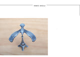 Creative metal balance eagle model landmark building decoration wrought ironl tower toy gift crafts