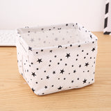 DIY Desktop Storage Basket Sundries Underwear Toy Storage Box Cosmetic Book Organizer Stationery Container Laundry Basket