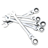 Ratchet Combination Metric Wrench Set Fine Tooth Gear Ring Torque And Socket Wrench Set Nut Tools For Repair A Set Of Wrench