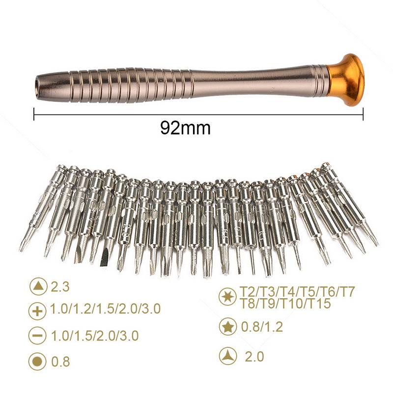 Magnetic Screwdriver Set 25 In 1 Torx Multifunctional Opening Repair Hand Tool Set Torx Precision For Phones Tablet Computers