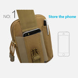 Men waist bag Casual Durable waist pack Belt Canvas Multifunction Military Bag Zipper Waterproof Waist Bag for Outdoor Wear