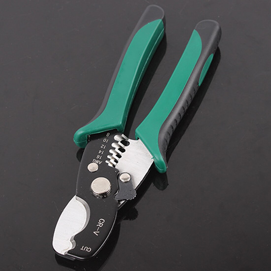 Hand Tools 8" Wire Stripper Cable Cutting Scissor Stripping Pliers Cutter 1.6-4.0mm Multi Tool High-carbon Steel Secondary image