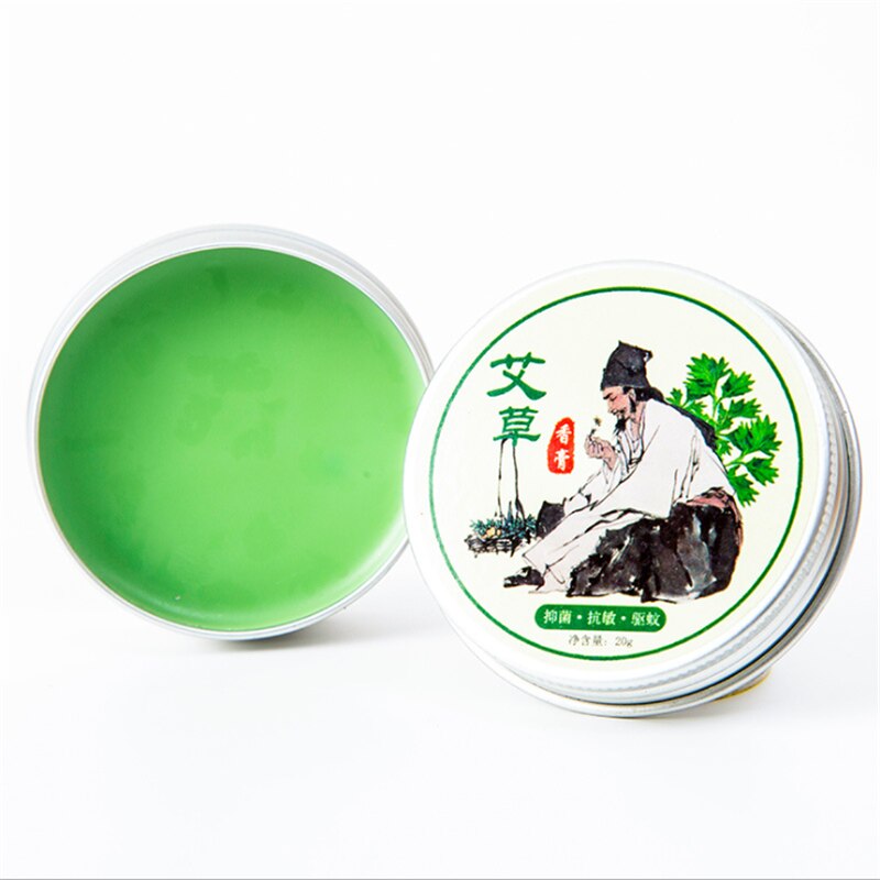 Chinese Medicine Herbal Moxa Moxibustion Cream Ointment Balm Relief Arthritis Neck Body Pain Health Care Tsao Mugwort 5pcs/lot Main image