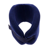 Unisex Soft Foam Cervical Collar Neck Brace Support Shoulder Pain Relief Adjustable Health Care Tool Navy Blue Khaki