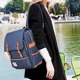 Fashion Vintage Laptop Backpack Women Canvas Bags Men canvas Travel Leisure Backpacks Retro Casual Bag School Bags For Teenager