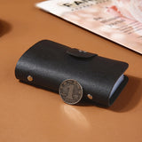 New PU Leather Function 24 Bits Card Case Business Card Holder Men Women Credit Passport Card Bag ID Passport Cover Card Wallet