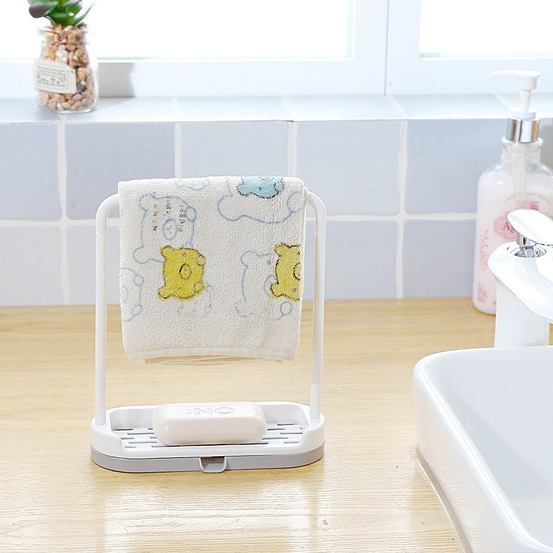 Kitchen Countertops Storage Racks Dust Sheets Dish Drain Shelfs Free Punch Towels Cloth Sheets Rag Racks Main image