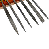 6Pcs Mini Metal Filing Rasp Diamond Needle File Wood Grinding Tools Hand Woodworking Files Tool 140x3mm