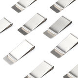 5 PCS High Quality Stainless Steel Metal Money Clip Fashion Simple Silver Dollar Cash Clamp Holder Wallet for Men Women cartera