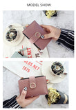 Women Wallets Small Fashion Brand Leather Purse Women Ladies Card Bag For Women  Clutch Women Female Purse Money Clip Wallet