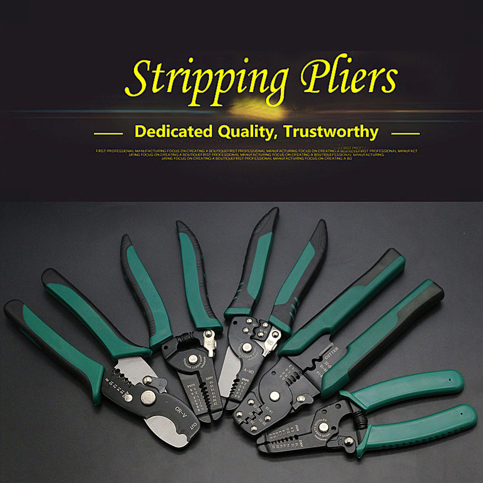 Wire Stripper Decrustation Pliers Multi tool Repair Tool Pliers Cable Wire Stripping Pliers Crimping Tool Pliers Combination