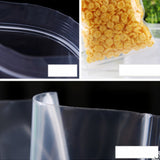 Medium thickness 100pcs/lot 12wire Various sizes clear Self Sealing Plastic packaging Bags,zip lock poly bags zipper bag
