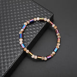 Weight Loss Magnet Anklet Colorful Stone Magnetic Therapy Bracelet Anklet Weight Loss Product Slimming Health Care jewelry