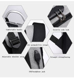 Men Multifunction Anti Theft Backpack 15.6" Inch USB Charging Laptop Backpacks Waterproof Schoolbag Business Travel Bags for Men
