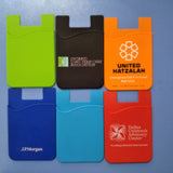 Business Credit Pocket Adhesive Fashion Women Men Cell Phone Card Holder ID Card Holder Slim Case sticker Bus Card