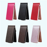Woman wallet card bag European&American style High quality leather Card & ID Holders Long zipper wallet clip