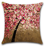 BZ148 Luxury Rich Tree and Flowers Cushion Cover Pillow Case Home Textiles supplies decorative throw pillows chair seat