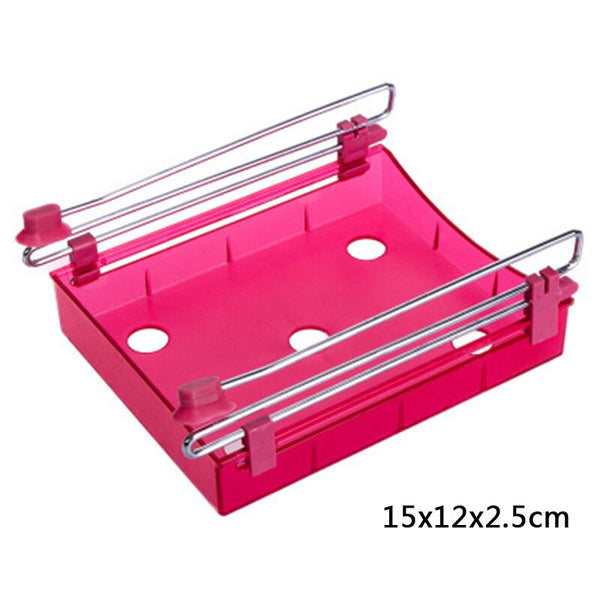 Creative Refrigerator Storage Box Fresh Spacer Layer Storage Rack Drawer Fresh Spacer Sort Kitchen Tool 16.5x15cm