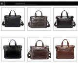 Messenger Bag men's genuine leather men shoulder bag Casual Male briefcases laptop Crossbody bags for men handbags
