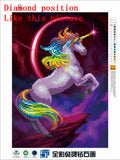 DIY 5D Partial Diamond Embroidery Dream Beast Diamond Painting Cross Stitch Kits Diamond Mosaic Home Decoration