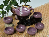 CJ258 High Quality 7 pcs/lot China Dehua Colorful ceramic cup Binglie tea cup Beautiful Environmental protection