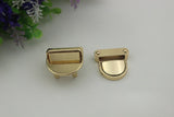 3x3cm Metal Handbag Clasp Turn Lock Buckle Bag Accessories Twist Lock for DIY Bag Purse Hardware Closure New 4 Color