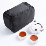 ceramic teapot kettle gaiwan tea cup for puer chinese tea pot portable tea set drinkware