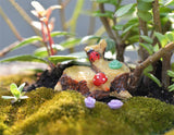 XBJ054 Moss Micro Landscape Oranment Mushrooms Stump 1PCS Manualidades DIY Fairy Garden Mini Home Decor mini garden