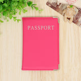 Cute Passport Cover for Worldwide Women Covers on The Passports Femme Traval Pu Leather Passport Holder Pink