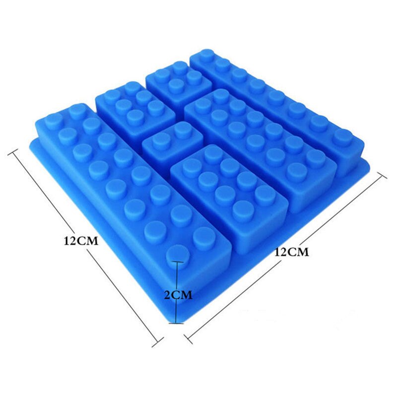 Creative Food-grade Silicone Cake Moulds Building Bricks Lego Robot Silicone Chocolate Mold Ice Cube Tray Secondary image