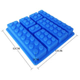 Creative Food-grade Silicone Cake Moulds Building Bricks Lego Robot Silicone Chocolate Mold Ice Cube Tray