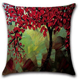 BZ148 Luxury Rich Tree and Flowers Cushion Cover Pillow Case Home Textiles supplies decorative throw pillows chair seat