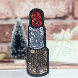 Cute Sequins Cartoon Fruit lip panda Patches embroidered patches for clothes wedding clothing DIY patchwork fabric