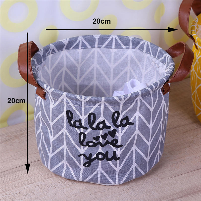 Folding Laundry Storage Basket for Toys Geometry Storage Barrel Standing Clothing Storage Bucket Laundry Organizer Holder Pouch Main image
