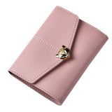Tri-fold fashion wallet multi-card female purse High-quality PU leather Card & ID Holders women's handbags