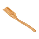 Natural Bamboo Tea Scoop Retro Style High Quality Delicate Spoon for Tea Honey Sauce Coffee Tea Leaves Chooser Holder