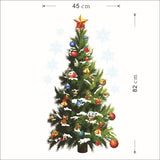 Creative personality Christmas tree Wall Stickers Home Decorative Waterproof Wallpapers