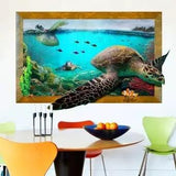 3D Wall Stickers Wall Decals Style Sea Turtle PVC Wall Stickers