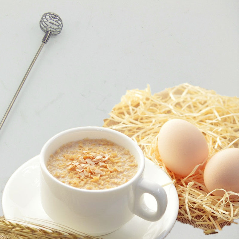 New arrival High Quality Long Handle Stainless steel Honey Bee Stirring Liquid Muddler Juicer Mixer Egg Blender