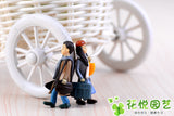 1pair Moss micro landscape decoration Left to right Couple decoration Multi-meat combination potted Small ornaments