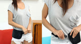 Cloth Travel Pouch Hidden Wallet Passport Money Waist Belt Bag Slim Secret Security Useful Travel Bag