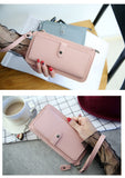 Women's Purse High Quality PU Leather Women's Wallet Zipper Bag Vintage Female Wallet Purse Fashion Card Holder Phone Bag