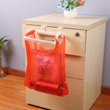 Garbage Bag Hanging Holder Cupboard Door Back Trash Rack Kitchen Cabinets Storage Towel Shelf Holders Storage