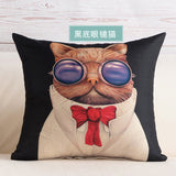 BZ109 Luxury Cushion Cover Pillow Case Home Textiles supplies Lumbar Pillow Mr.cat Pattern decorative throw pillows chair seat