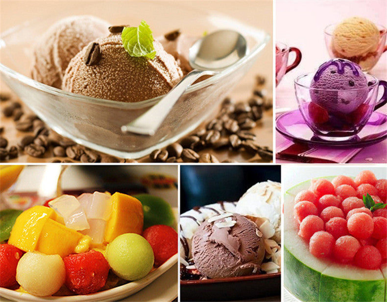 Ice Cream Spoon Useful Stainless steel Ice Cream Scoop Cookies Dough Disher Spoon Potato Masher Watermelon Spoon