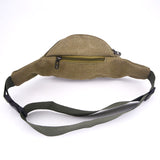 Vintage Waist Pack Men Round Belt Phone Bag Cavan Waist Bag Multiple Usage Fashion Hip Bag Travel Money Bag Belt Waist Package