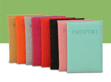 Cute Passport Cover for Worldwide Women Covers on The Passports Femme Traval Pu Leather Passport Holder Pink