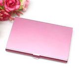 Creative Casual Business Card Case Stainless Steel Aluminum Holder Metal Box Cover Credit Men Business Card Holder Metal Wallet