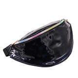 New Fanny Pack Multi-function Steam Punk Leg Fashion  Chest Bag Reflective Laser Shoulder Bag Women's Belt Waist Bag Pochete